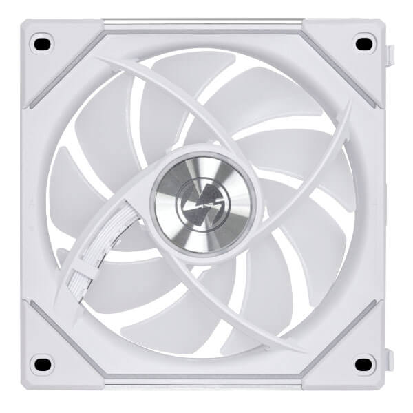 Lian Li UNI Fan SL-INF ARGB 120mm Reverse Blade White Cabinet Fan, Single Pack